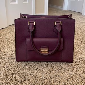 Like new plum MK bag